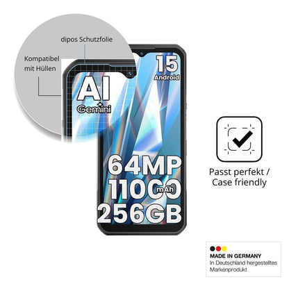 4x Schutzfolie klar für OUKITEL WP55S Display-Schu (6)