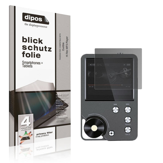 Blickschutzfolie für Ouitble Hi Res MP3-Player mat (1)
