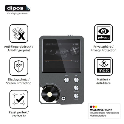 Blickschutzfolie für Ouitble Hi Res MP3-Player mat (5)