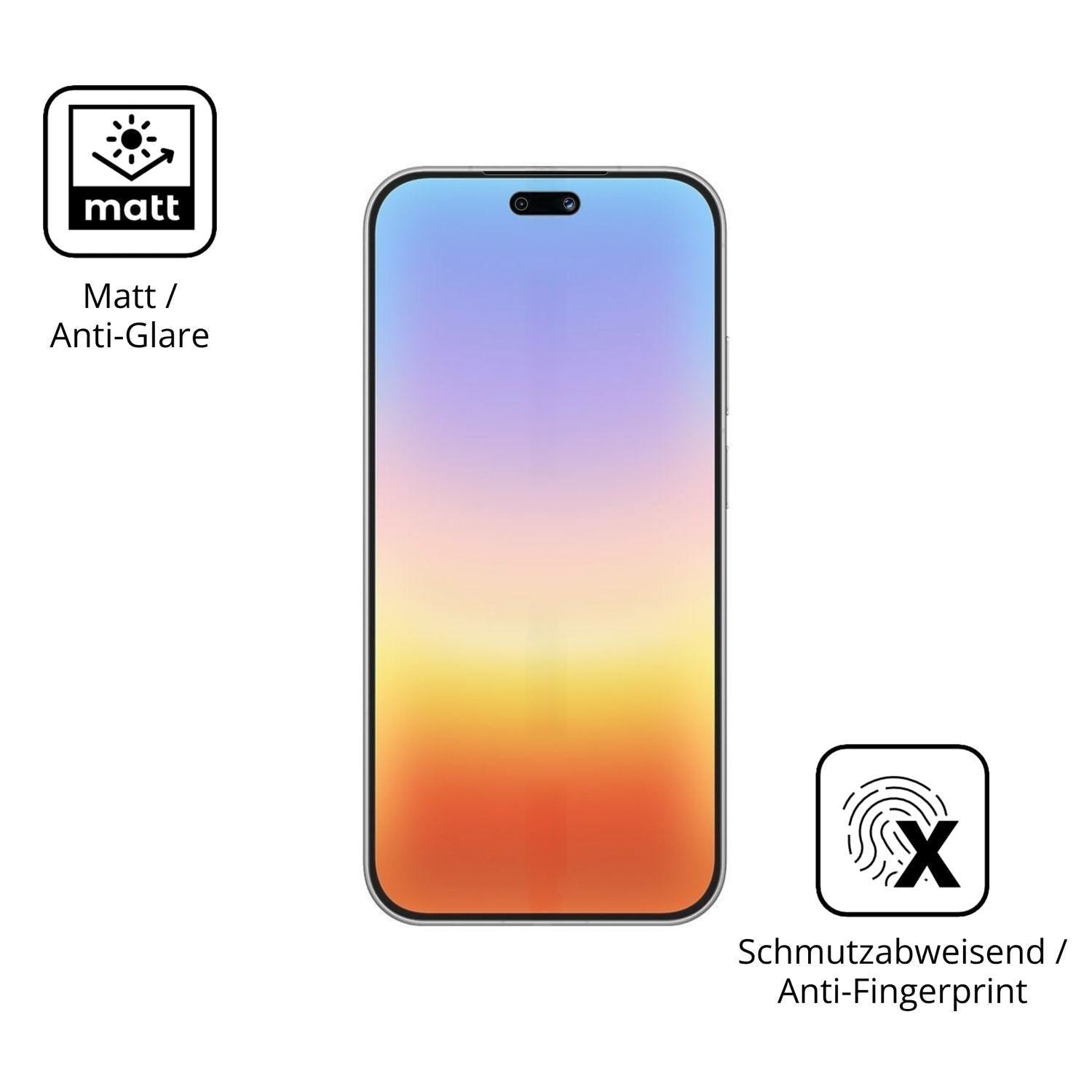4x Schutzfolie matt für Huawei Pura 90 Display-Sch (5)