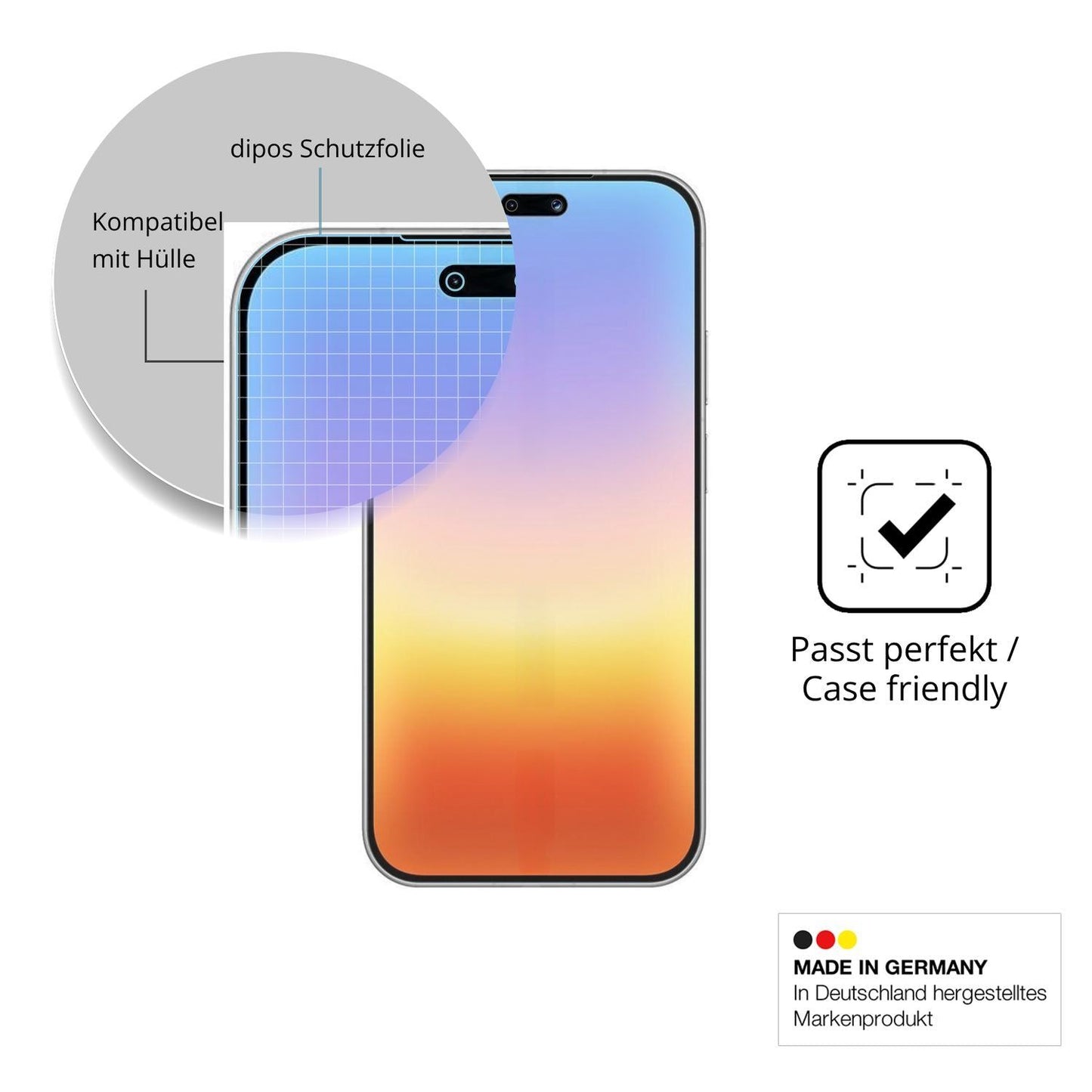 4x Schutzfolie matt für Huawei Pura 90 Display-Sch (6)