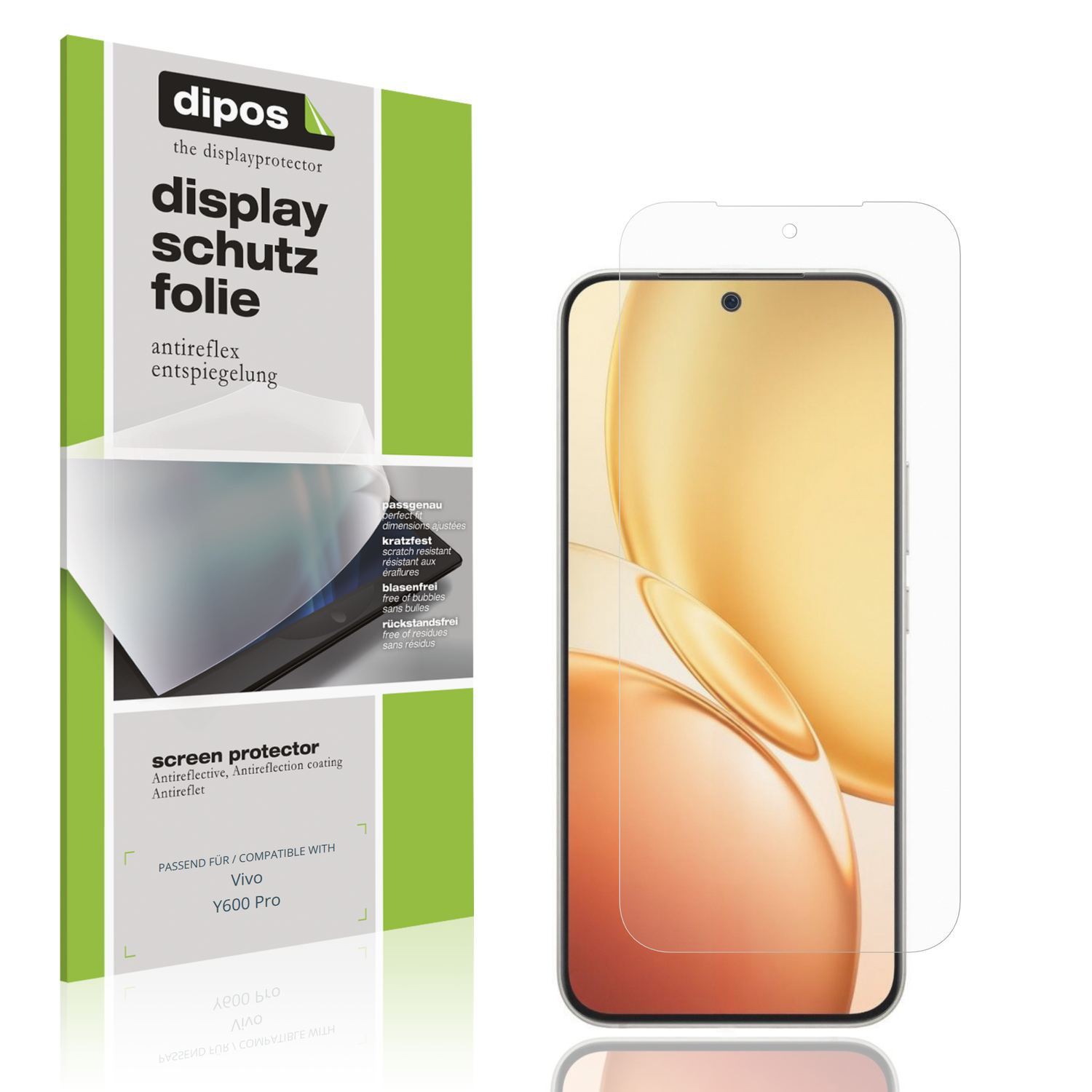 4x Schutzfolie matt für Vivo Y600 Pro Display-Schu (1)