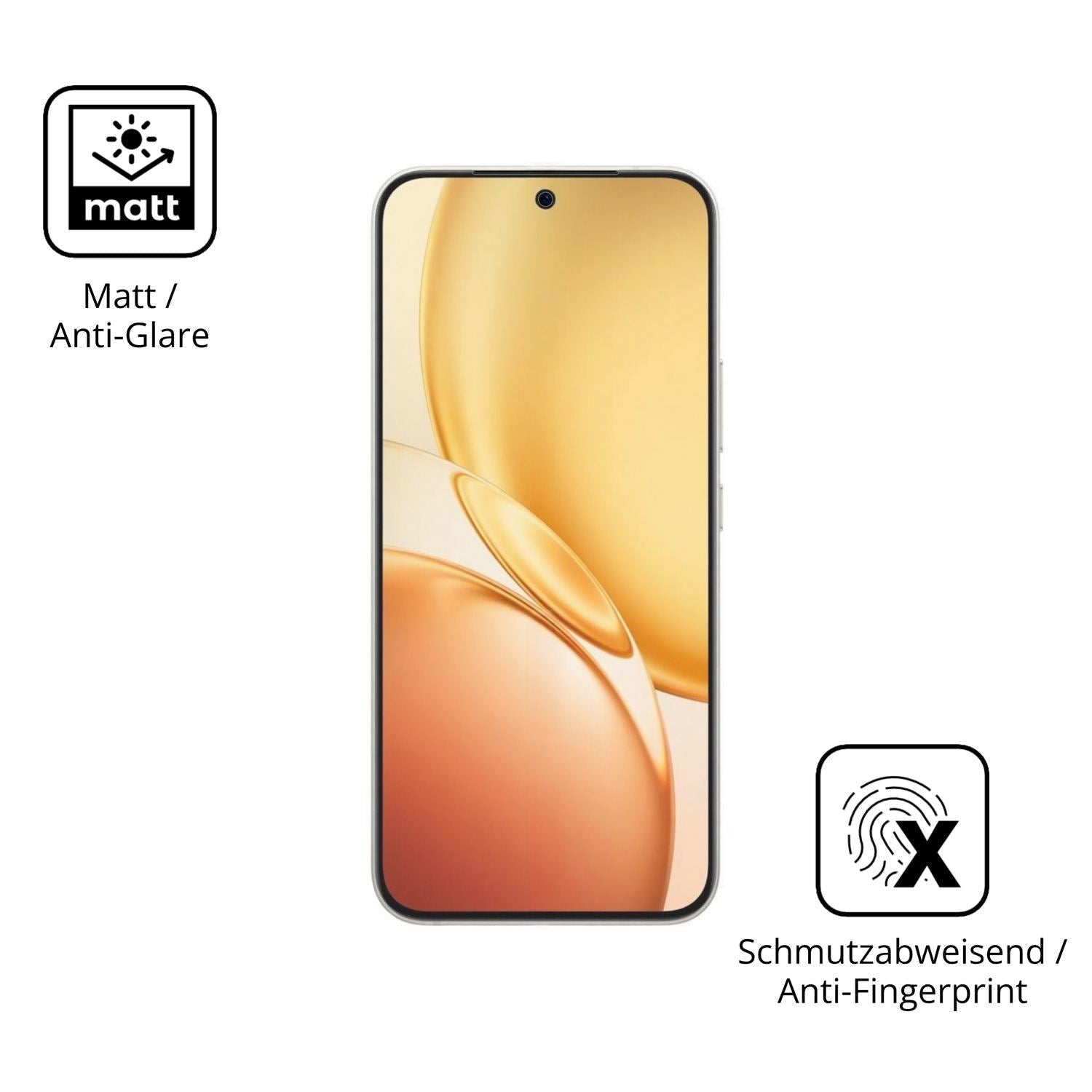 4x Schutzfolie matt für Vivo Y600 Pro Display-Schu (5)