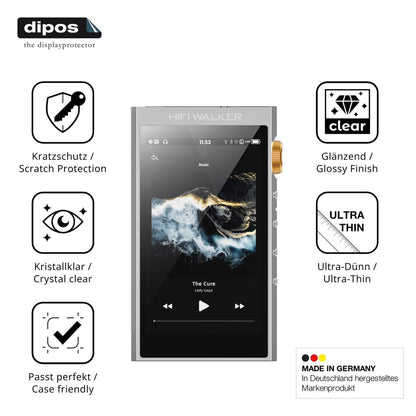 4x Schutzfolie klar für HIFI WALKER G7 Pro Display (7)