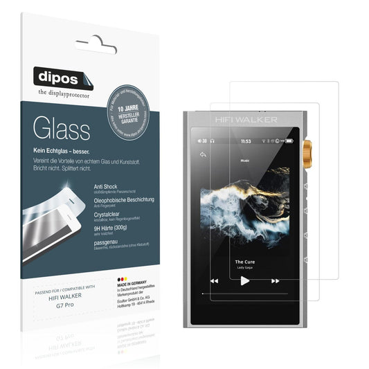 2x 9H Schutzfolie für HIFI WALKER G7 Pro Panzerfol (1)
