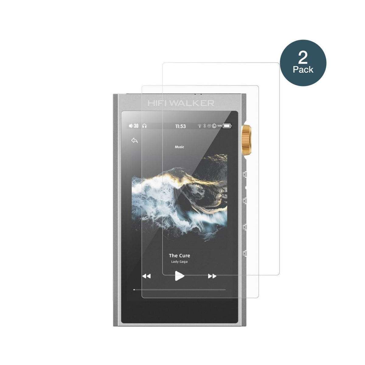 2x 9H Schutzfolie matt für HIFI WALKER G7 Pro Panz (2)