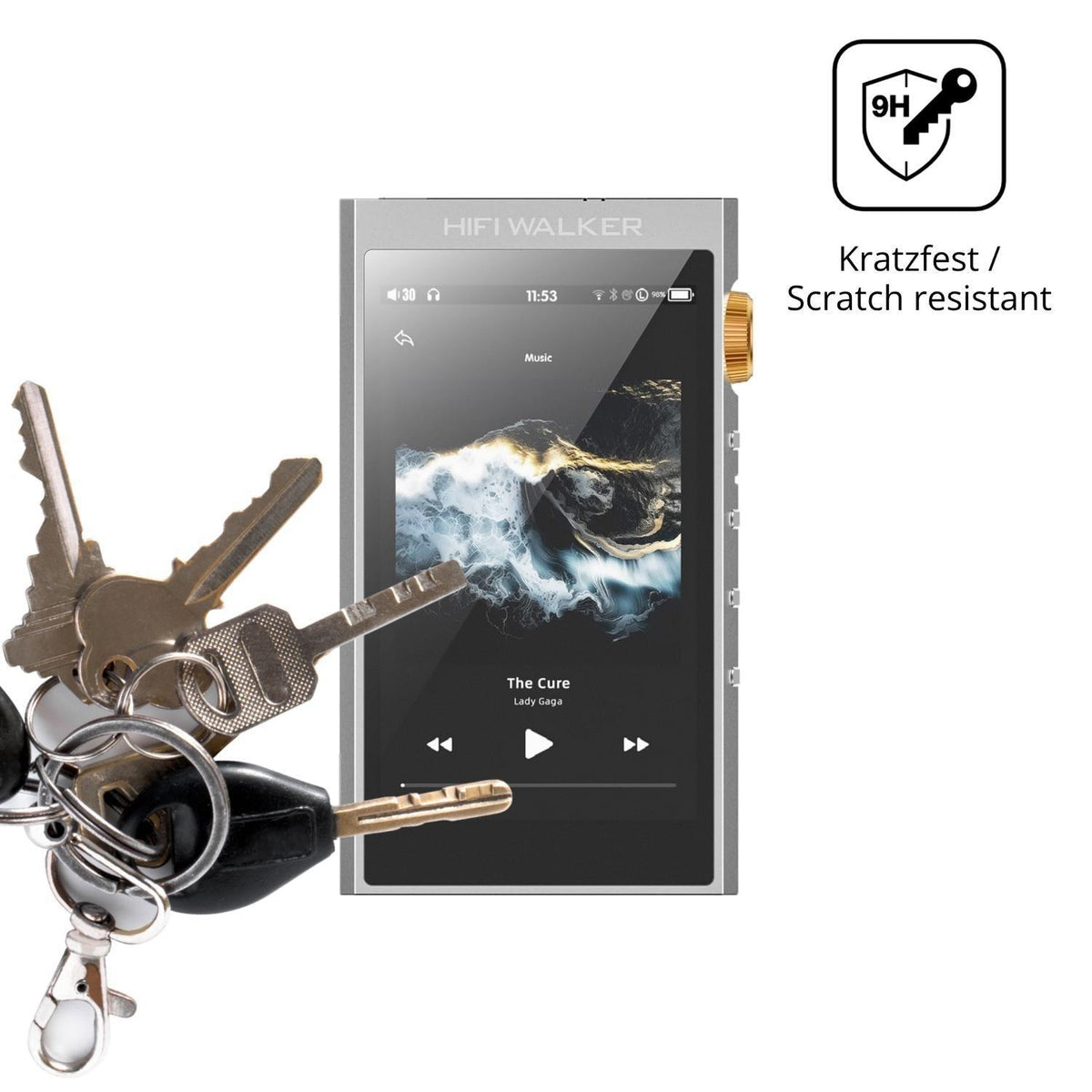 2x 9H Schutzfolie matt für HIFI WALKER G7 Pro Panz (3)