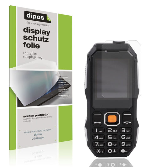 4x Schutzfolie matt für Elprico 2G-Handy Display-S (1)