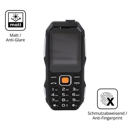 4x Schutzfolie matt für Elprico 2G-Handy Display-S (5)