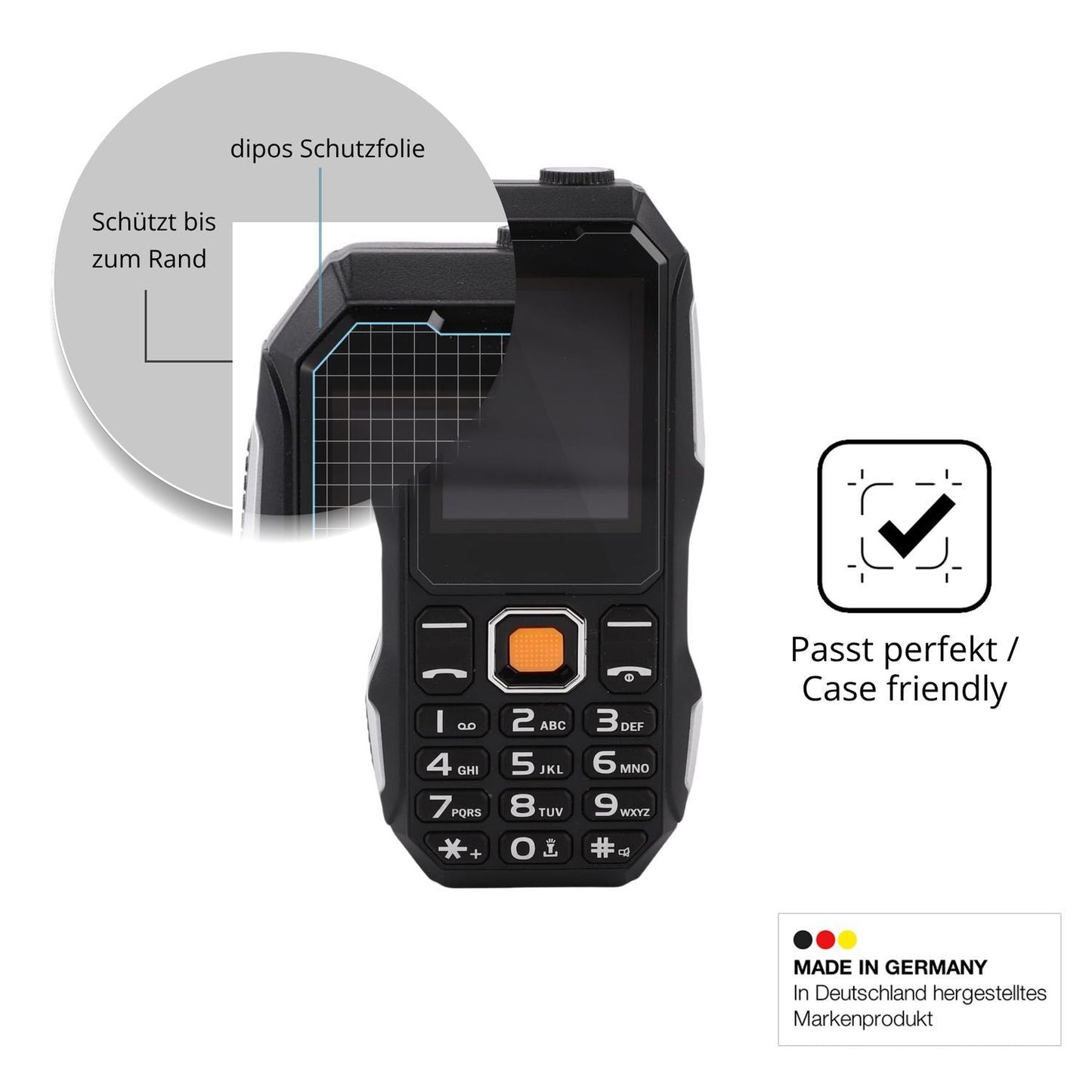 2x 9H Schutzfolie für Elprico 2G-Handy Panzerfolie (6)