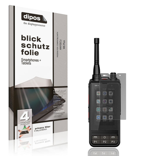 Blickschutzfolie für ANYSECU W6 Plus matt Schutzfo (1)