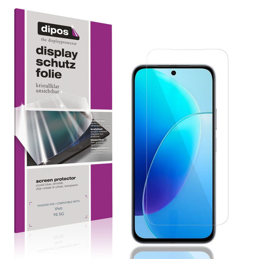 4x Schutzfolie klar für Vivo Y6 5G Display-Schutzf (1)