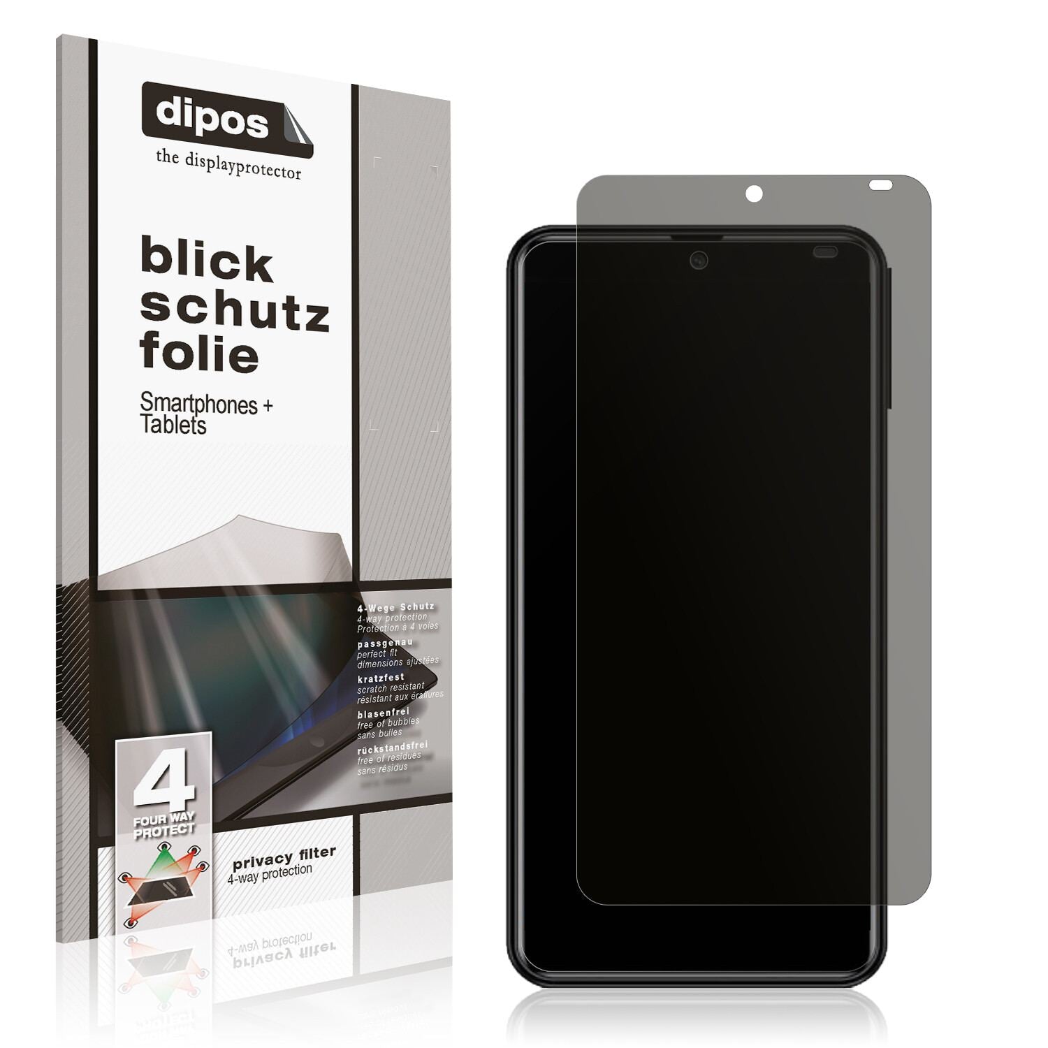 Blickschutzfolie für Krip K6b matt Schutzfolie Pri (1)