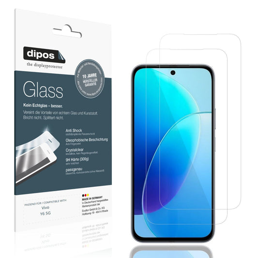 2x 9H Schutzfolie für Vivo Y6 5G Panzerfolie (1)