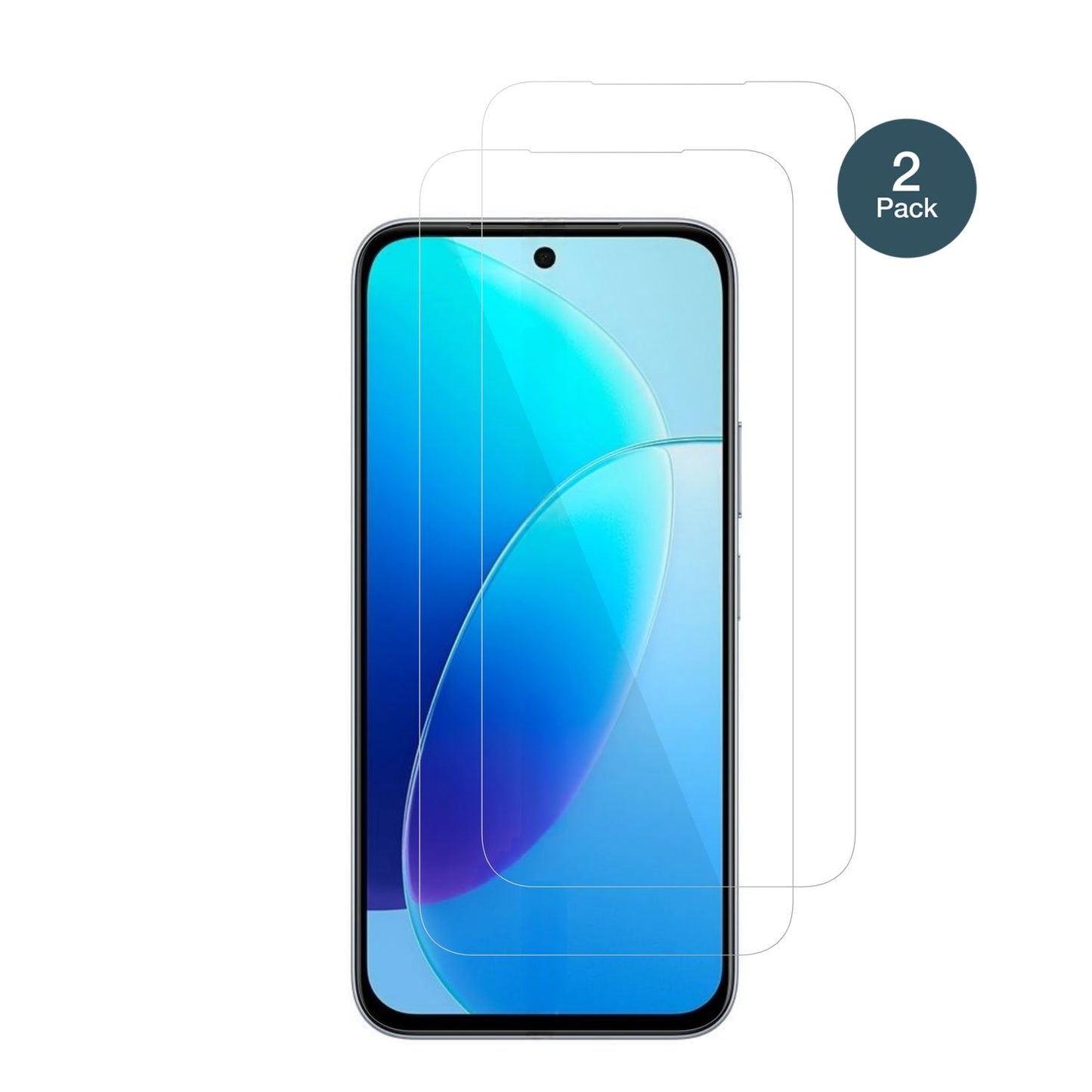 2x 9H Schutzfolie für Vivo Y6 5G Panzerfolie (2)