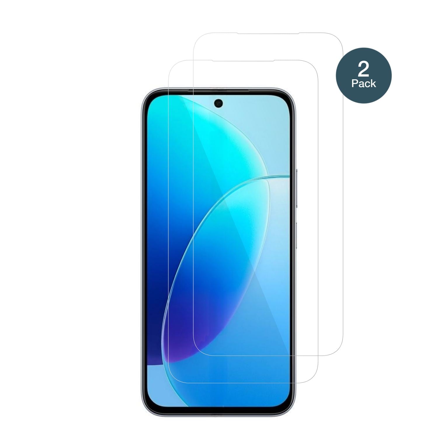 2x 9H Schutzfolie für Vivo Y6 5G Panzerfolie (2)