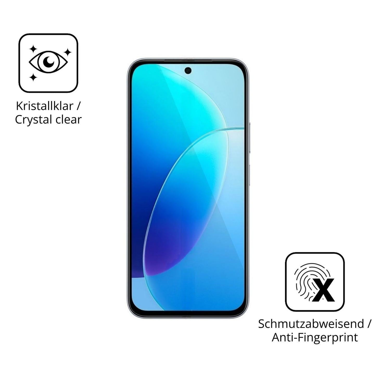2x 9H Schutzfolie für Vivo Y6 5G Panzerfolie (5)