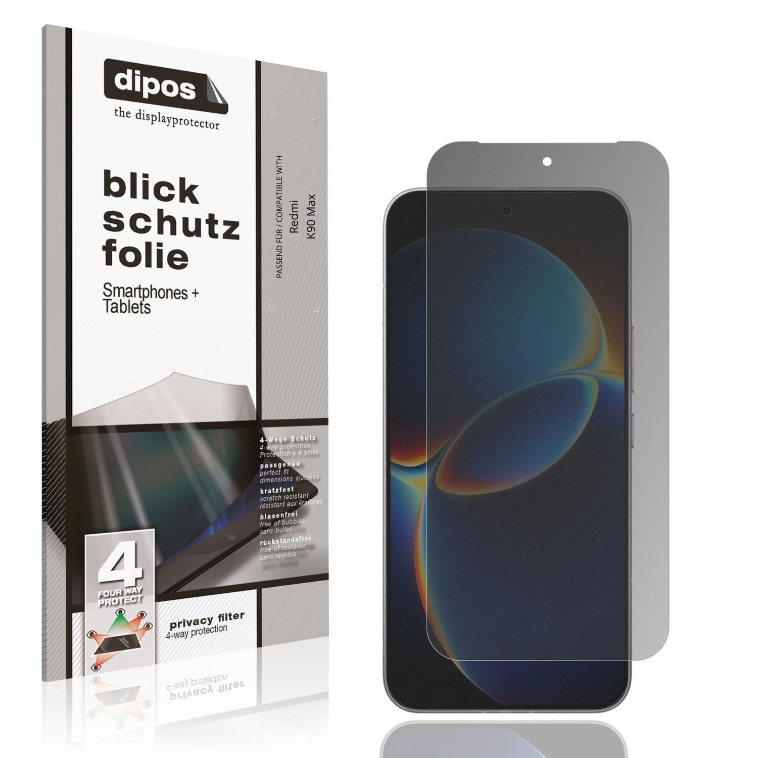Blickschutzfolie für Redmi K90 Max matt Schutzfoli (1)