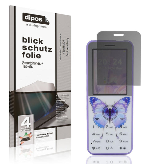 Blickschutzfolie für VELATEMOR Senioren-Handy matt (1)