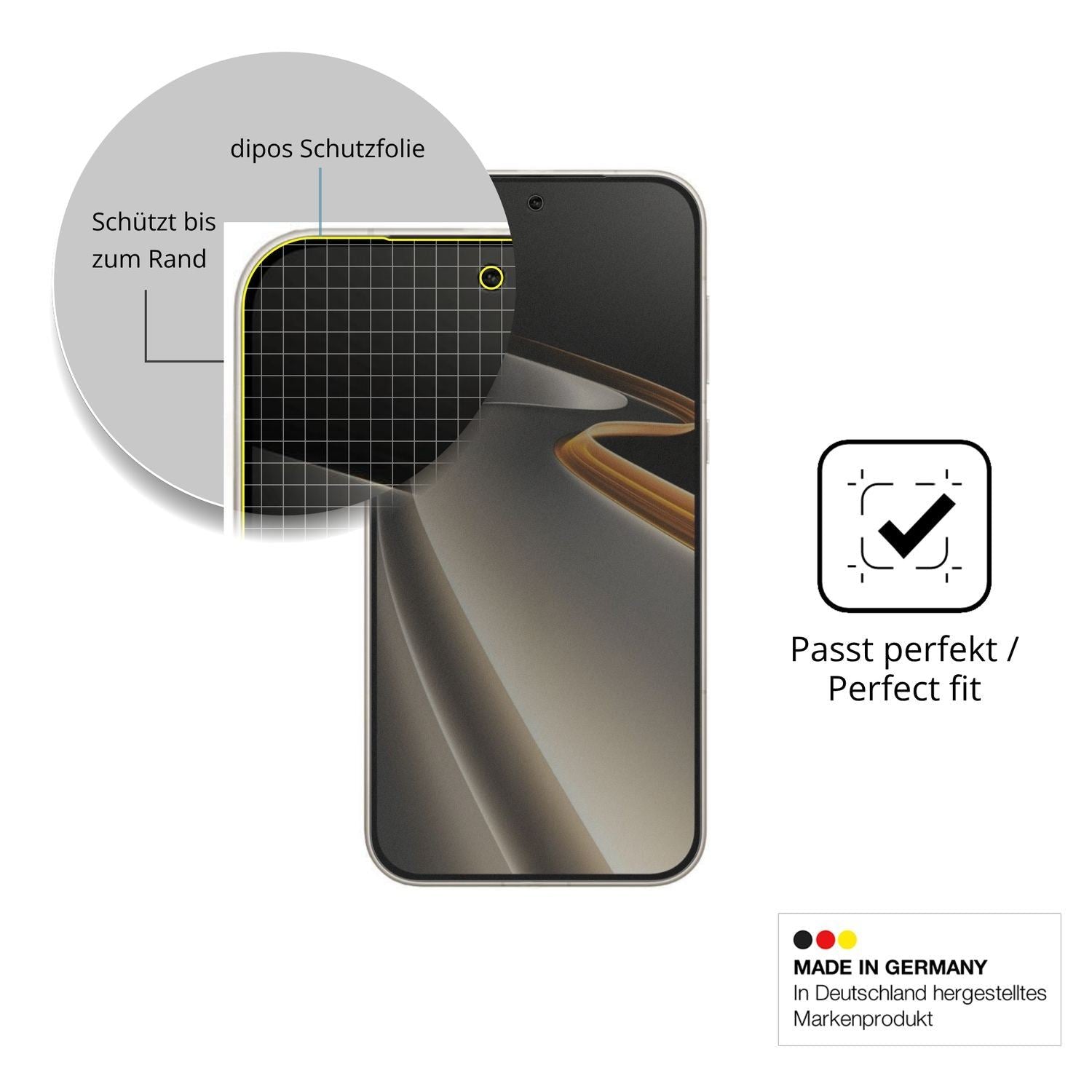 Blickschutzfolie für OnePlus Ace 6 Ultra matt Schu (4)