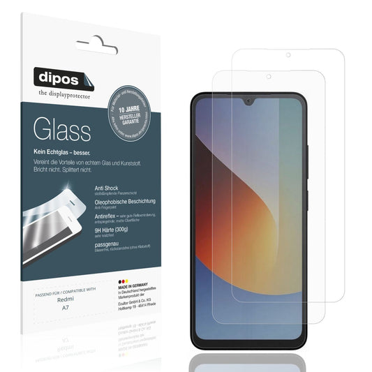 2x 9H Schutzfolie matt für Redmi A7 Panzerfolie (1)