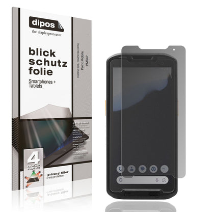 Blickschutzfolie für Point Mobile PM84P matt Schut (1)