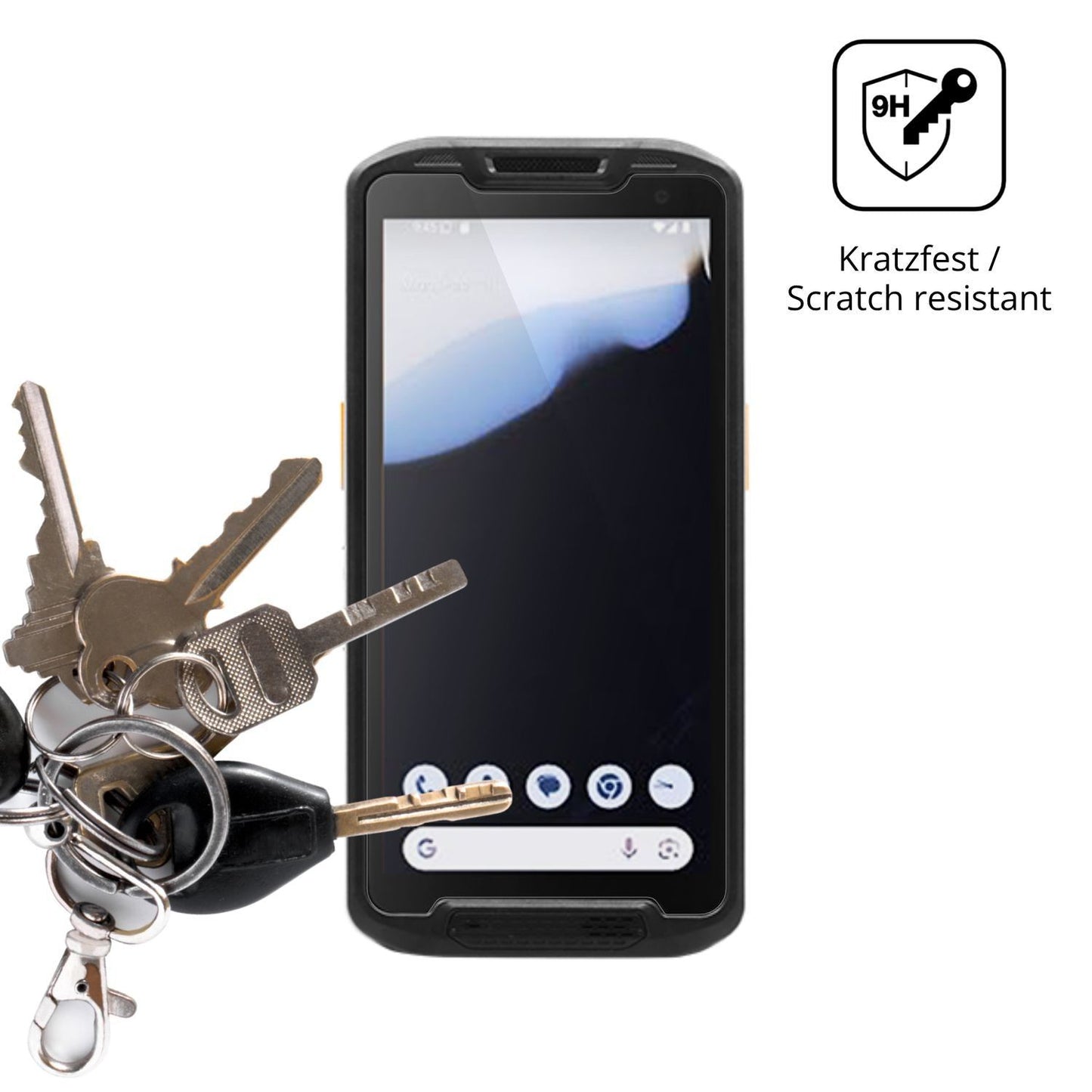 2x 9H Schutzfolie für Point Mobile PM84P Panzerfol (3)