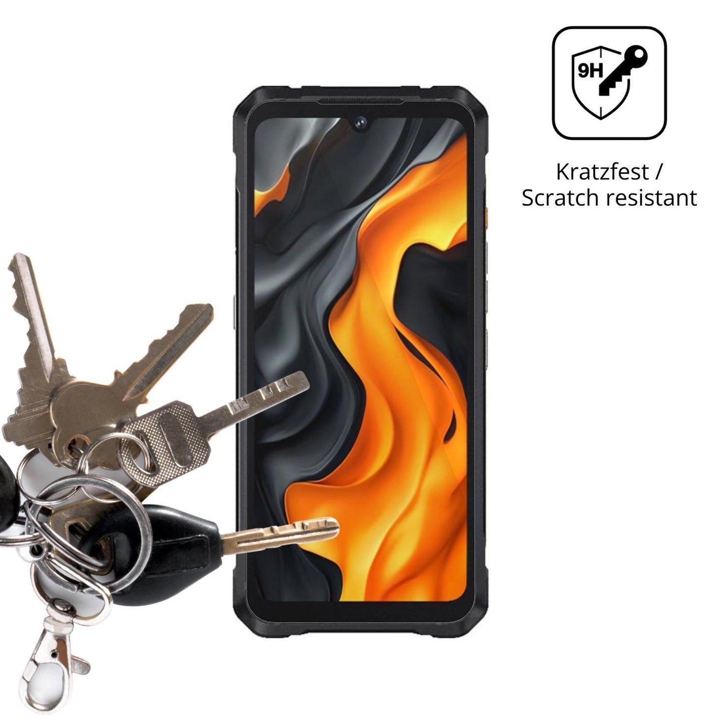 2x 9H Schutzfolie für Cubot KingKong Power 5 Panze (3)