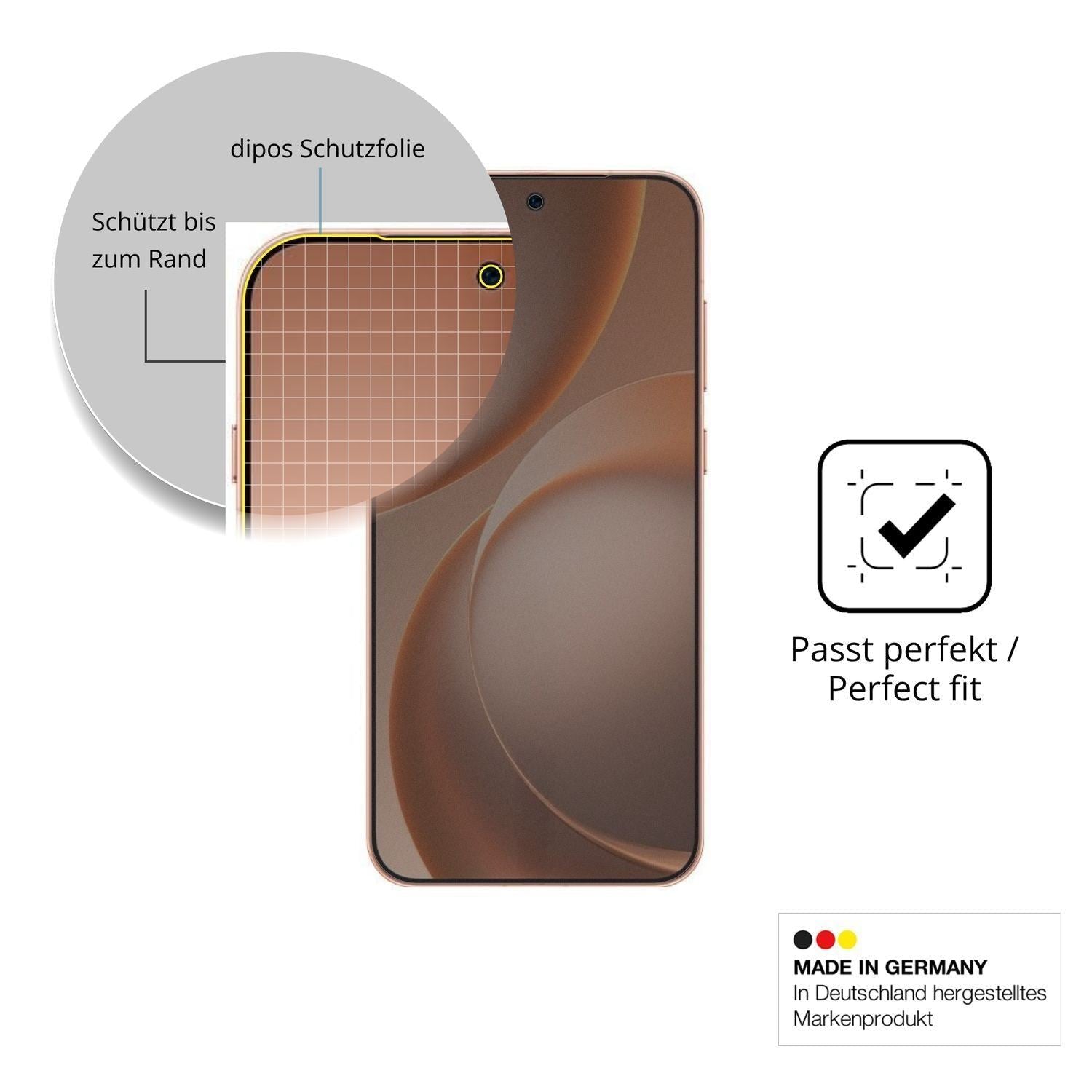 Blickschutzfolie für Oppo Find X9s matt Schutzfoli (4)