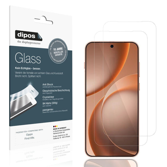 2x 9H Schutzfolie für Oppo Find X9s Panzerfolie (1)