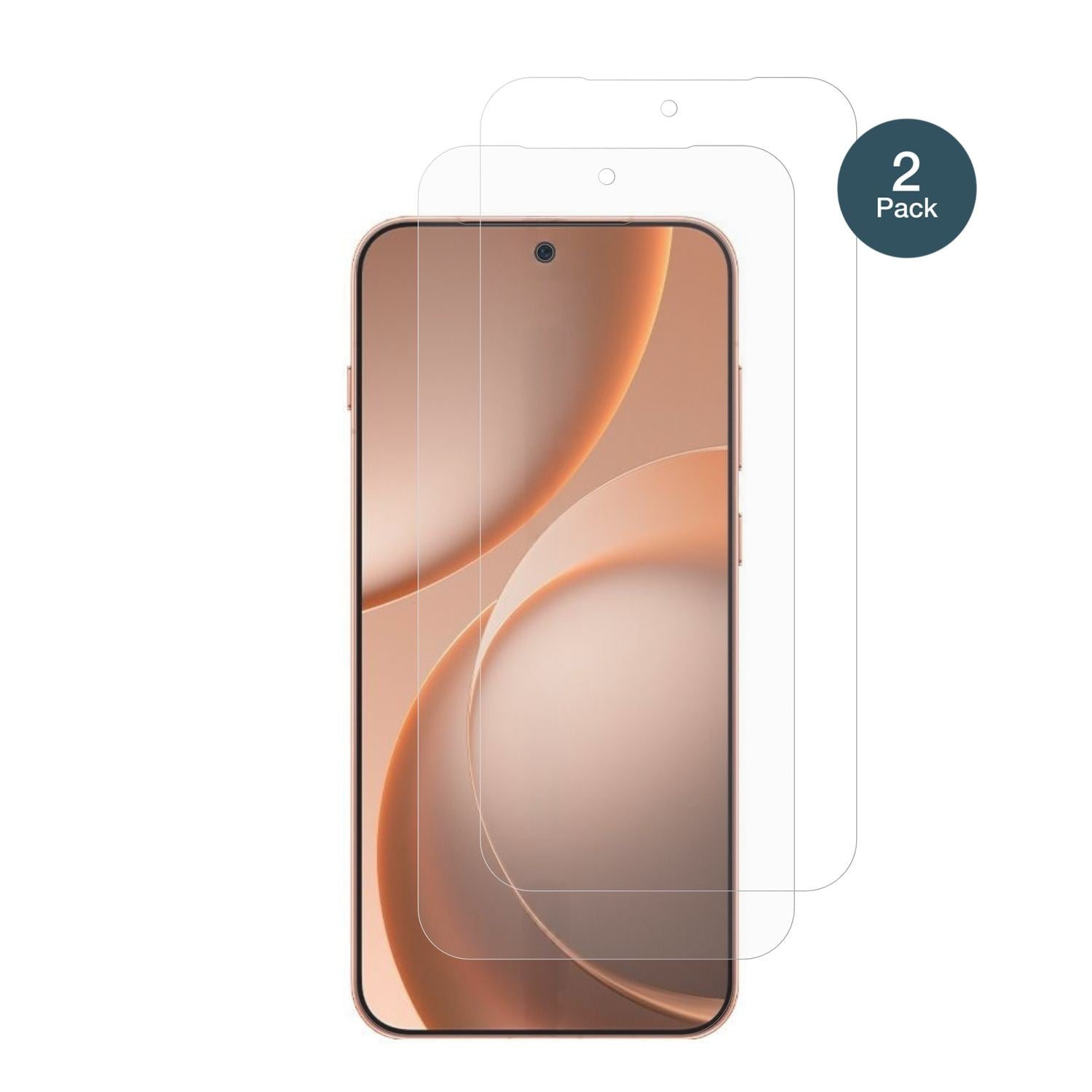2x 9H Schutzfolie matt für Oppo Find X9s Panzerfol (2)