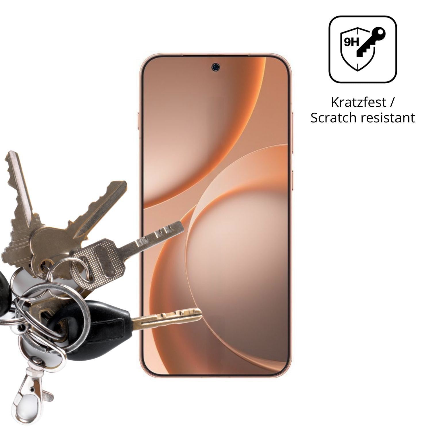 2x 9H Schutzfolie matt für Oppo Find X9s Panzerfol (3)