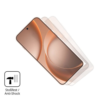 2x 9H Schutzfolie matt für Oppo Find X9s Panzerfol (4)