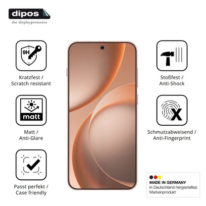 2x 9H Schutzfolie matt für Oppo Find X9s Panzerfol (7)