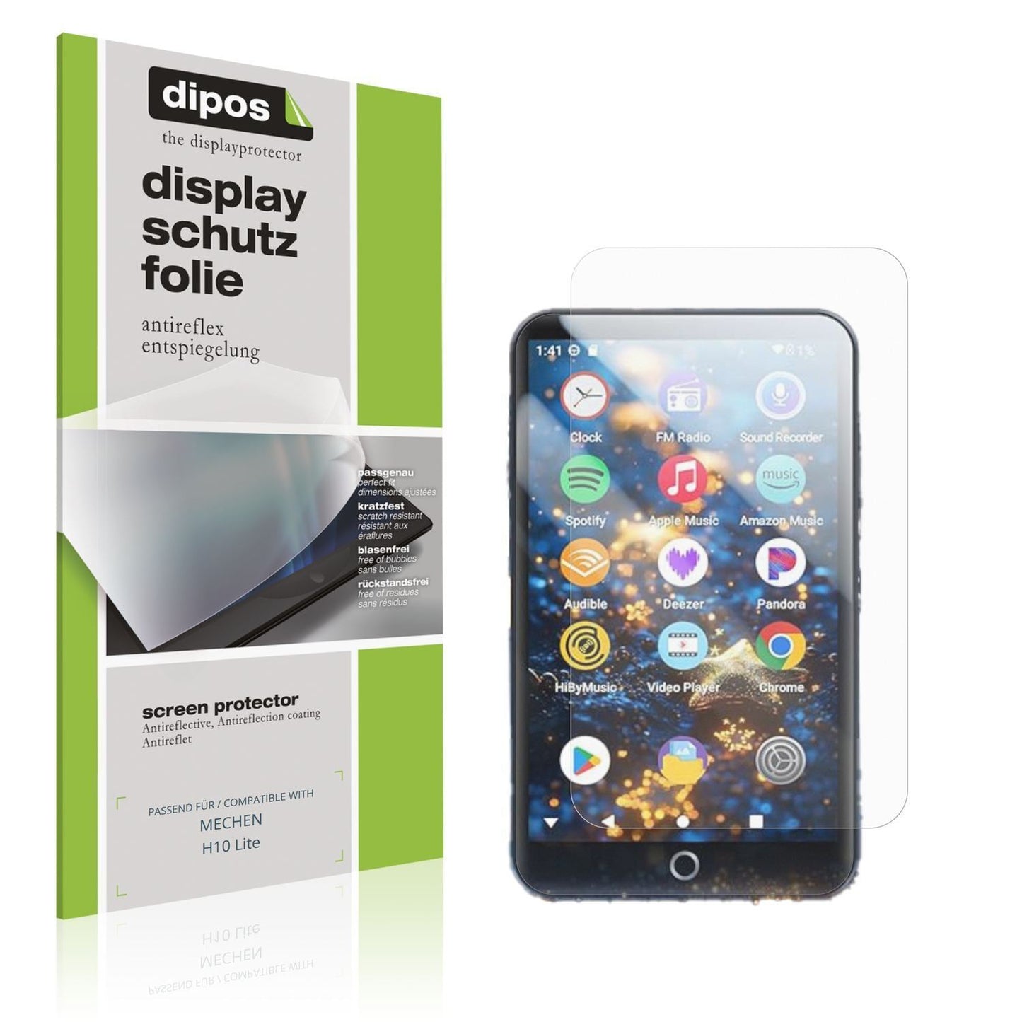 4x Schutzfolie matt für MECHEN H10 Lite Display-Sc (1)