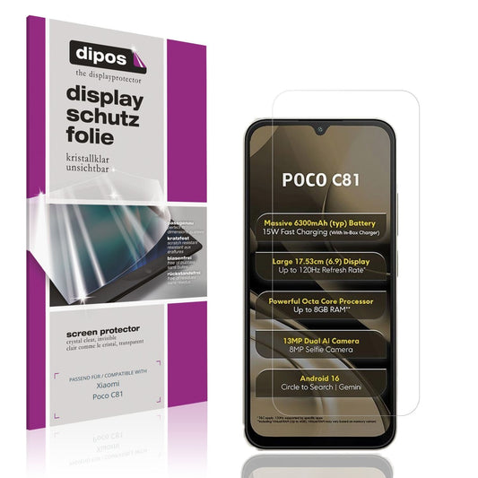 4x Schutzfolie klar für Xiaomi Poco C81 Display-Sc (1)