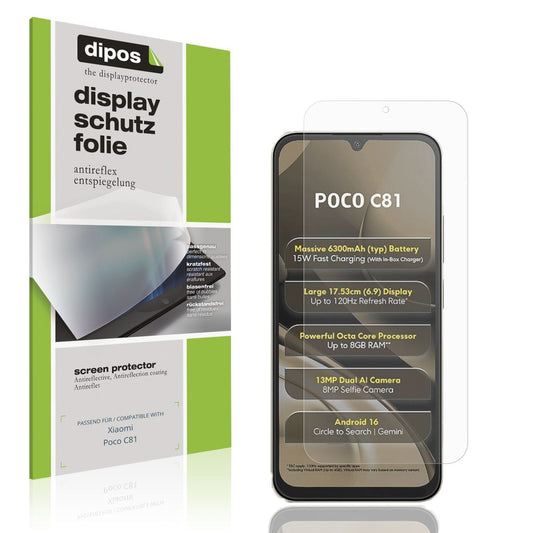 4x Schutzfolie matt für Xiaomi Poco C81 Display-Sc (1)