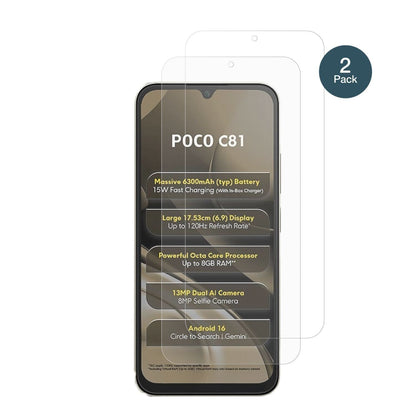 2x 9H Schutzfolie matt für Xiaomi Poco C81 Panzerf (2)