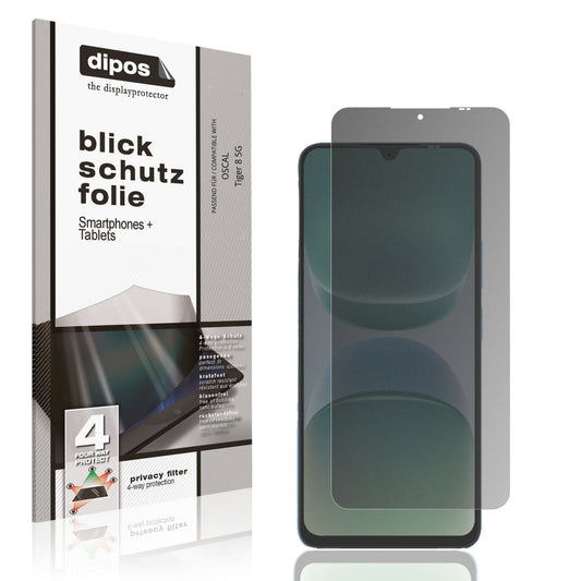 Blickschutzfolie für OSCAL Tiger 8 5G matt Schutzf (1)