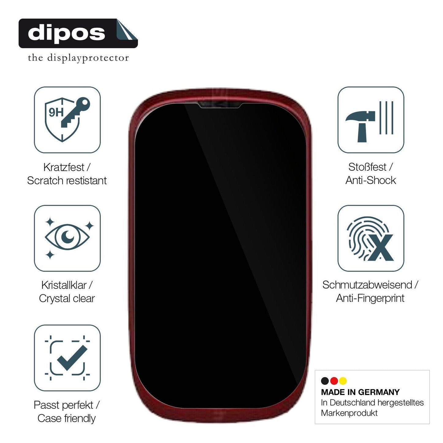 1x 9H Schutzfolie für Coolpad 8020 Panzerfolie (7)