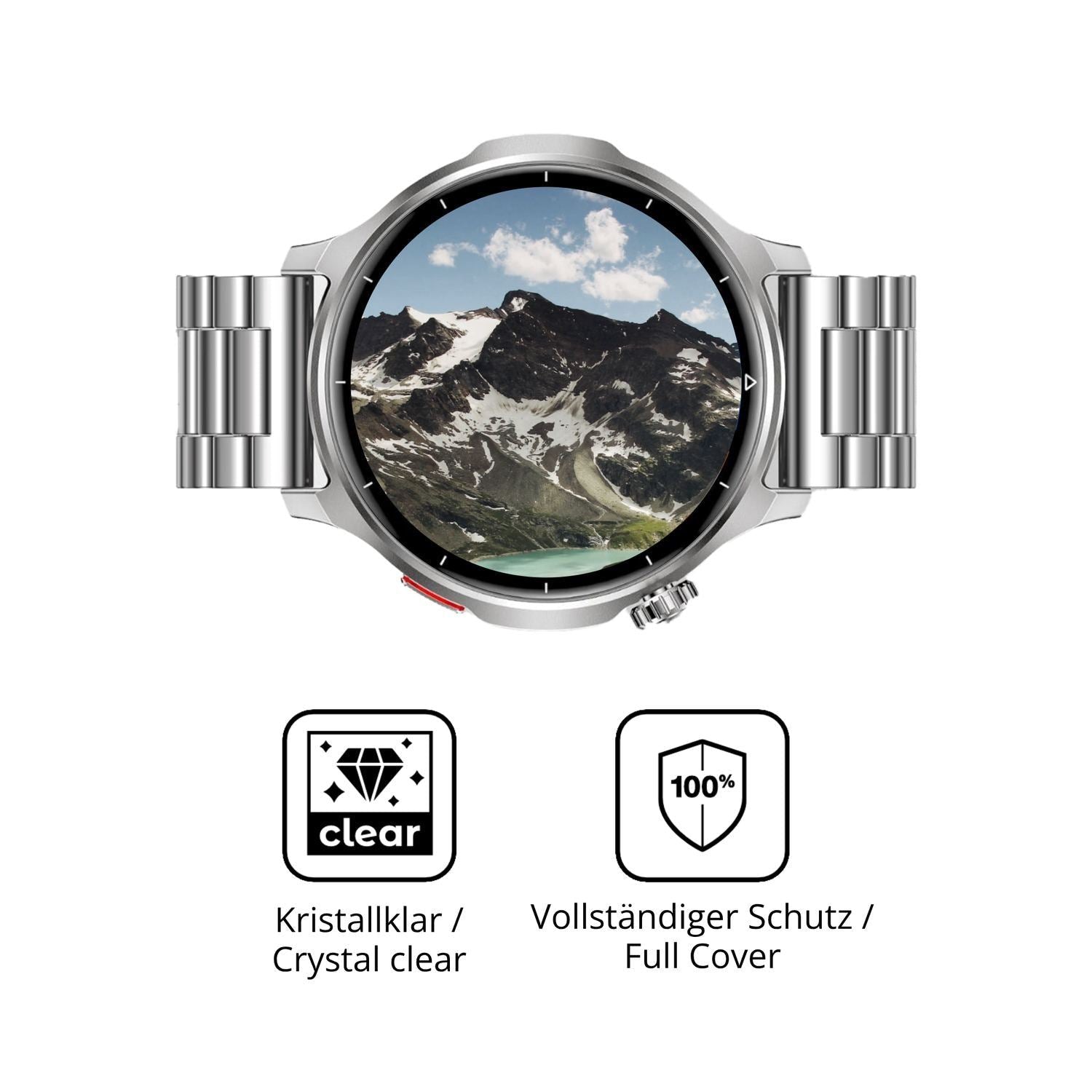 2x 3D Full Cover Schutzfolie für Fitdafit 1.52 Zol (5)