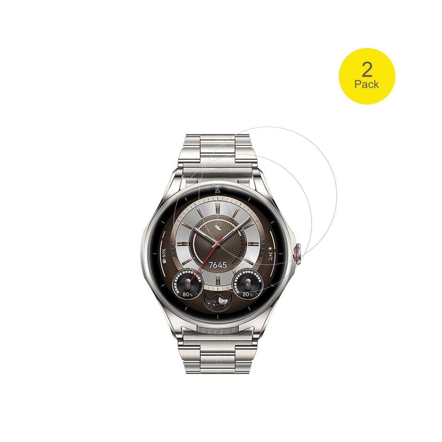 2x 3D Full Cover Schutzfolie für Huawei Watch Buds (2)