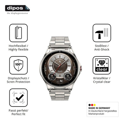 2x 3D Full Cover Schutzfolie für Huawei Watch Buds (7)