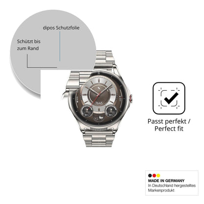 2x Full Cover Schutzfolie matt für Huawei Watch Bu (6)