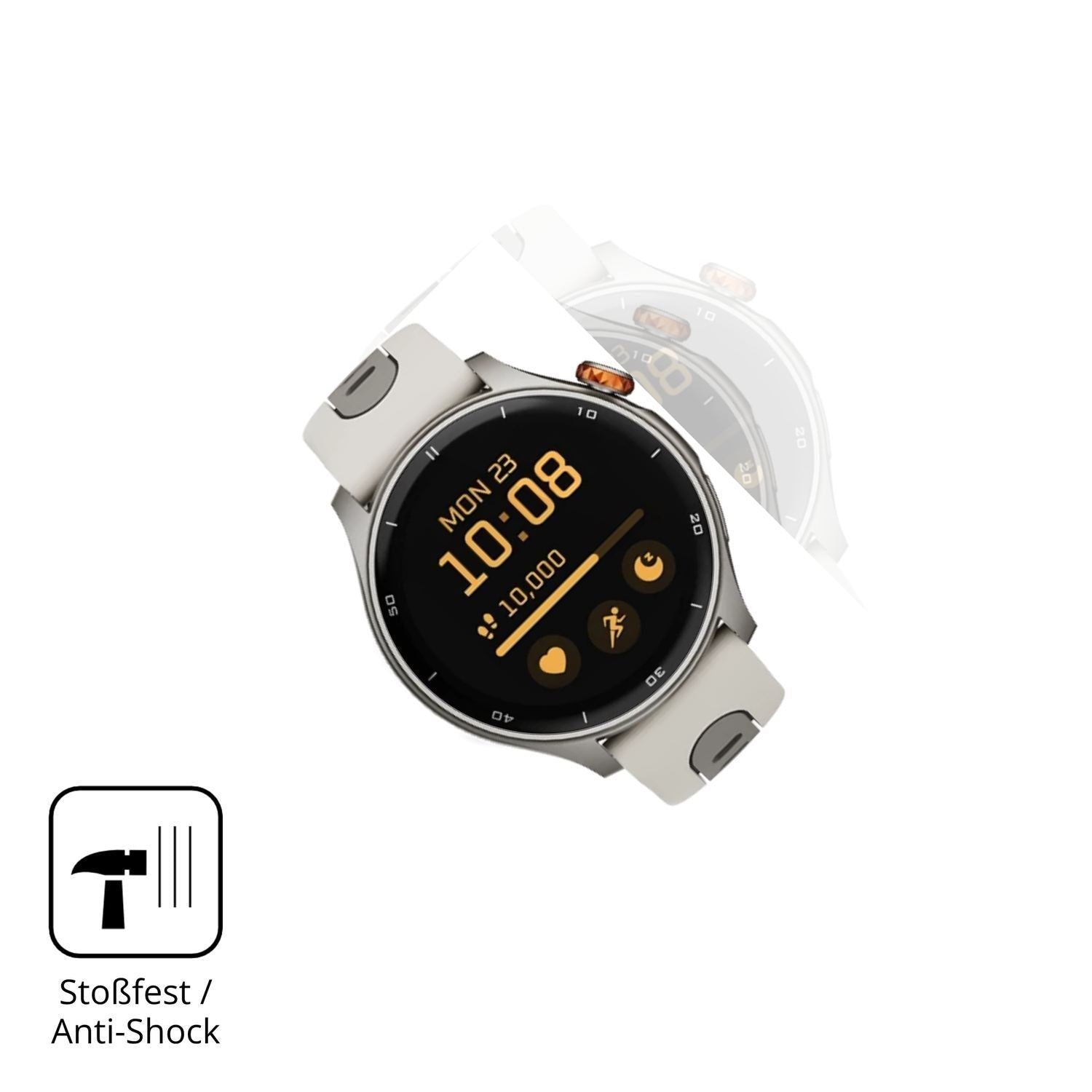 2x 3D Full Cover Schutzfolie für myPhone Watch Adv (4)