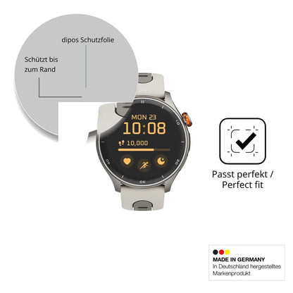 2x Full Cover Schutzfolie matt für myPhone Watch A (6)