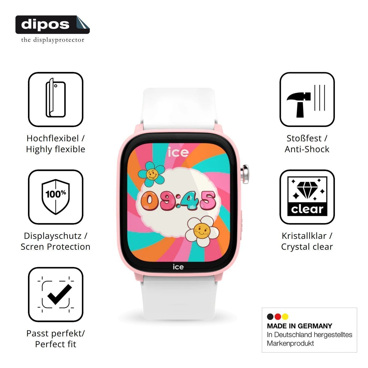 2x 3D Full Cover Schutzfolie für Ice-Watch Ice Sma (7)