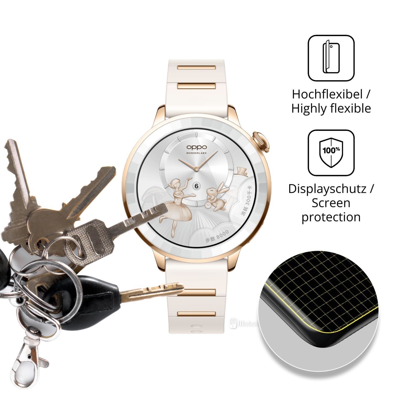2x 3D Full Cover Schutzfolie für Oppo Watch X3 Min (3)