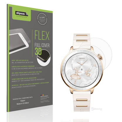 2x Full Cover Schutzfolie matt für Oppo Watch X3 M (1)