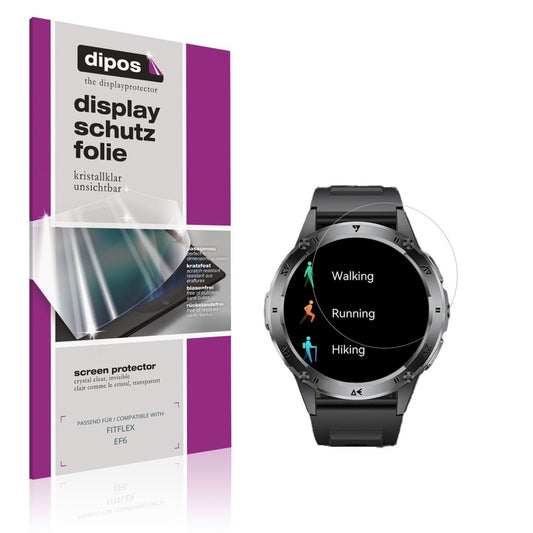 6x Schutzfolie klar für FITFLEX EF6 Display-Schutz (1)